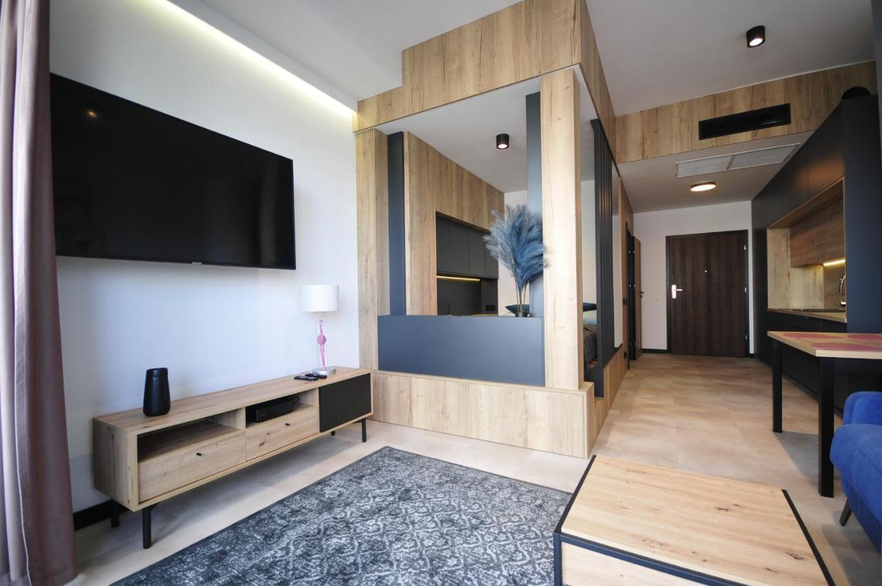 Apartament Flaming Hanza Tower Szczecin Extérieur photo